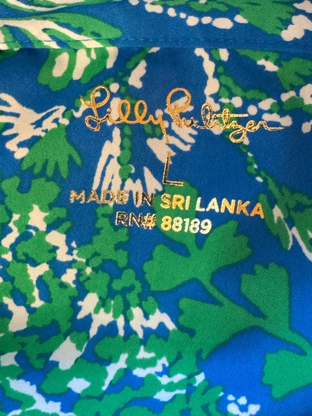 Lilly Pulitzer UPF 50+ Dress in “Briny Blue a Bit Salty” Print Sz L NWOT - Picture 9 of 13